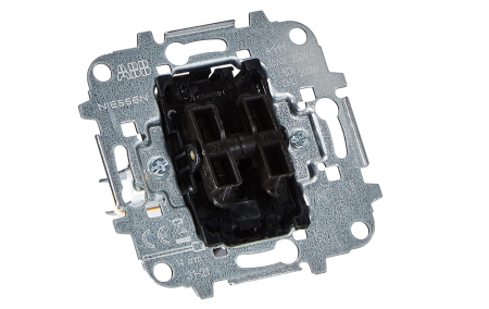 Iluminat & Electrice - Intrerupător dublu Niessen - 8111 Ref. 6520505025