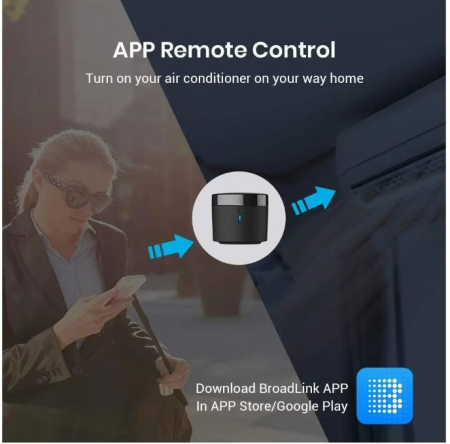 Intrerupator (hub) inteligent BroadLink RM4 Mini, control IR, Wireless, 4G, Android/iOS [6]
