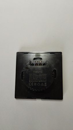 Intrerupator simplu cu touch Sonoff T3EU1C, sticla, Negru [2]