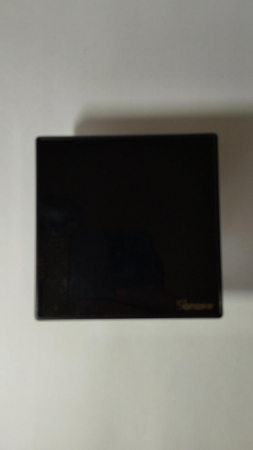 Intrerupator simplu cu touch Sonoff T3EU1C, sticla, Negru [1]