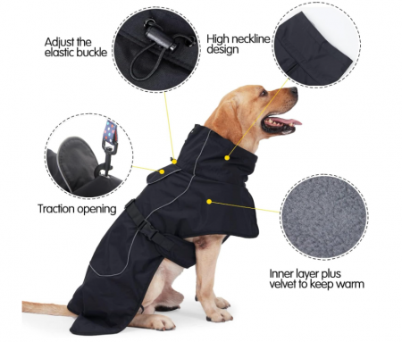 Jachetă impermeabilă pentru câini HEYWEAN [3]