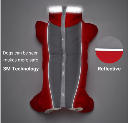 Jachetă impermeabilă pentru câini JULY'S SONG, căptușită cu lână [3]