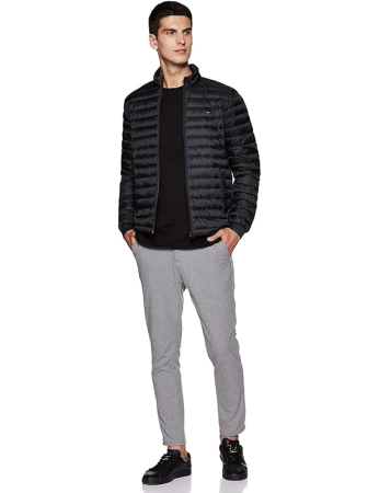 Jacheta subtire pentru barbati Tommy Hilfiger M132160012, negru, marime M [4]