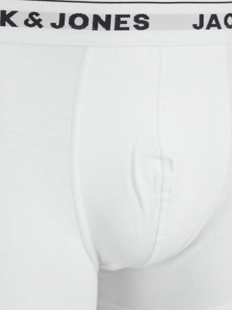 JACK & JONES Jactrunks Boxeri pentru bărbați, pachet de 5, Marimea XL, 3 albi si 2 gri [5]