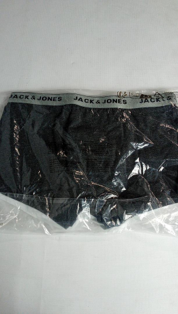 JACK & JONES Jactrunks Boxeri pentru bărbați, pachet de 5, Marimea XL, 3 albi si 2 gri [2]