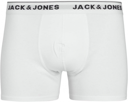 JACK & JONES Jactrunks Boxeri pentru bărbați, pachet de 5, Marimea XL, 3 albi si 2 gri [4]