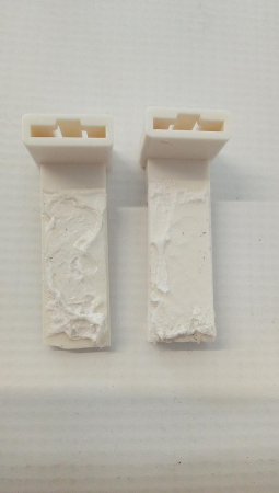 Jaluzea tip rulou de interior, violet-alb, 45 cm x 150 cm [2]