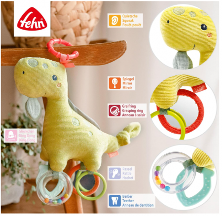 Jucărie interactiva dinozaur pentru abilități motorii Fehn 051162 [3]