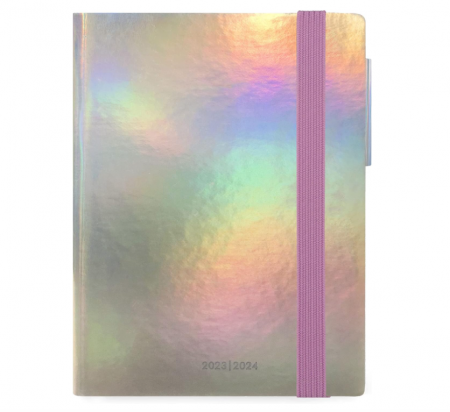 Hartie si produse din hartie - Jurnal Legami, 16 luni, septembrie 2023 până în decembrie 2024, 9,5 x 13,5 cm, culoare Holo fairy