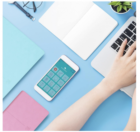 Jurnal Oxford Senso Civil, 16 x 24 cm, Franceză, Roz [2]