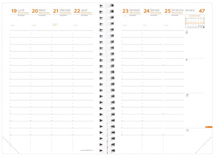 Agenda Quo Vadis cu bandă elastică, 16 x 24 cm, an 2023 [2]