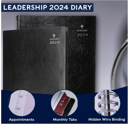 Jurnal zilnic Collins Leadership CP6744.99-24, Planificator de afaceri și organizator 2024 [3]