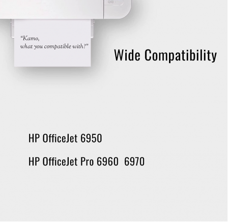 KAMO Cartușe de cerneală pentru imprimanta, pachet de 2 [1]