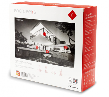 Kit de alarmă ENERGEEKS EG-AW002 WiFi și GSM compatibil cu Alexa și Google Home [7]