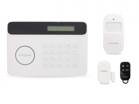 Retelistica & Supraveghere - Kit de alarmă ENERGEEKS EG-AW002 WiFi și GSM compatibil cu Alexa și Google Home