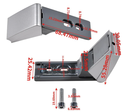 Kit de reparare maner usa compatibil cu frigider-congelator Liebherr, 9590178 [3]