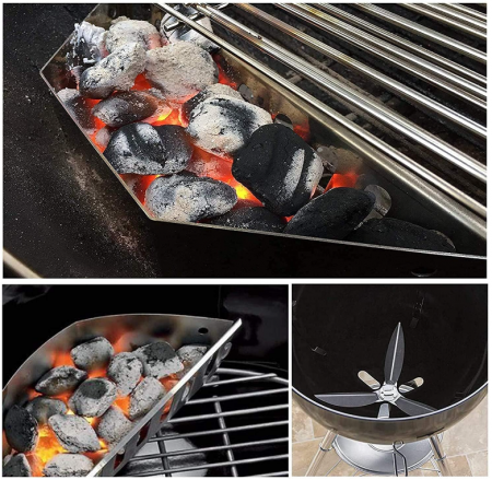 Kit de sistem de curățare a coșurilor de cărbune pentru gratar WELL GRILL 7403 & 7444 [5]