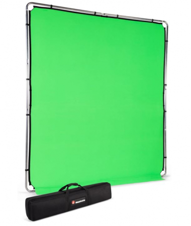 Alte accesorii foto & video - Kit Greenscreen pliabil Manfrotto EzyFrame fundal pentru fotografie/video 2 x 2,3 m, LL LB7946