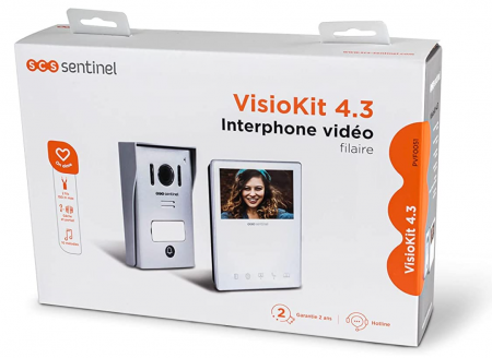 Kit Interfon Video SCS Sentinel PVF0051 VisioKit, Ecran 11 cm [1]