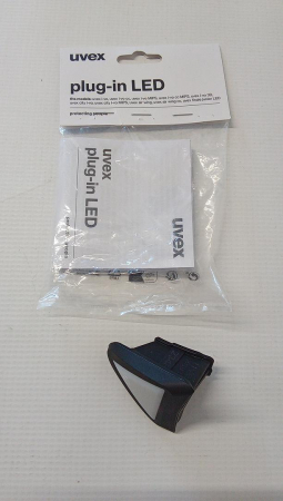 Lampa casca ciclism, Uvex, Negru/Rosu [1]