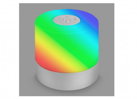 Corpuri iluminat - Lampă de masă LED fără fir cu touch BRILONER, RGB+W, 7 x 7 cm
