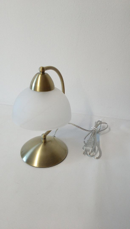 Lampă de masă Relaxdays Touch, design retro, bază E14, 25 x 15 x 19 cm, auriu [1]