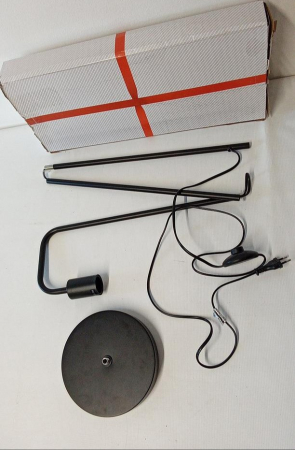 Lampă de podea B.K.Licht curbată retro, Înălțime 140 cm, E27, negru [3]