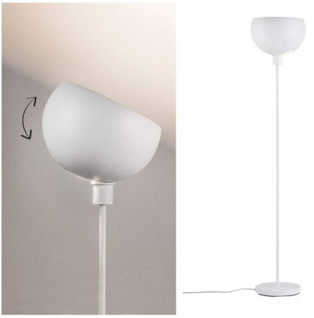 Lampa de podea Paulmann Gambia 70928 Max., 60W, Becul E27 nu este inclus, alb mat [3]