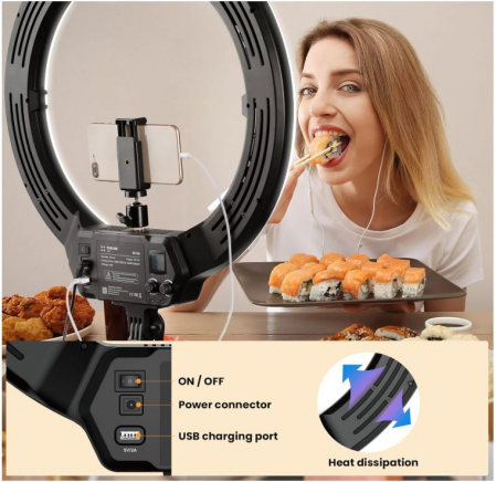 Lampa LED circulara TARION R219S, 48 cm [10]