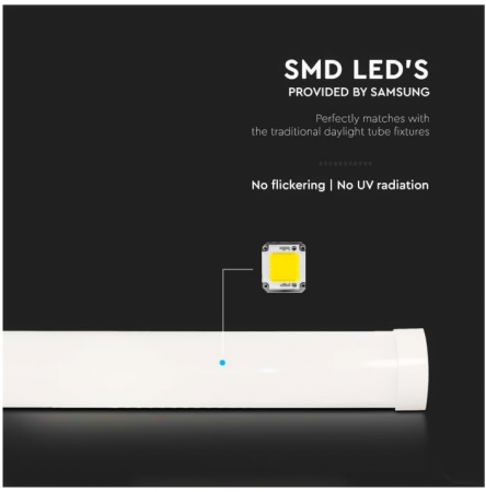 Lampa LED liniara V-TAC 60 CM, 20W, 2400 Lumeni, IP20, alb, 4000k [5]