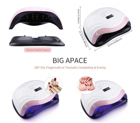 Lampă UV LED pentru unghii Aokyom 168 W [3]