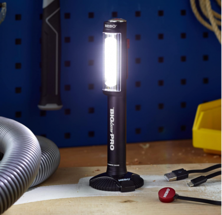 Lanternă NEBO Big Larry PRO, lampa de lucru de 500 lumeni, reîncărcabilă, negru [8]