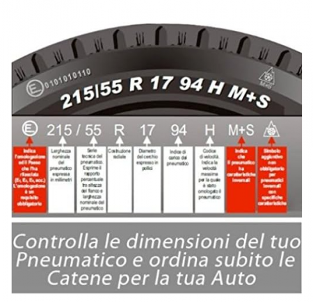 Lanțuri de zăpadă Bottari [Goodyear] 18833 "Rapid T2" 9 mm, marime 130 [4]
