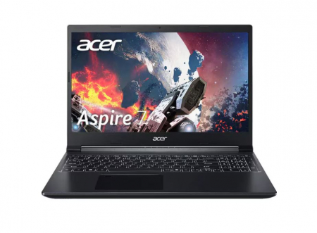 Laptop, Tablete & Telefoane - Laptop Gaming ACER Aspire 7 A715-42G, 15.6" Full HD, 8GB, SSD 512GB, Free DOS, negru
