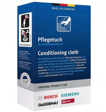 Electrocasnice pentru Bucatarie - Set 5 Lavete de curatare pentru suprafețe din inox, BOSCH 00312007