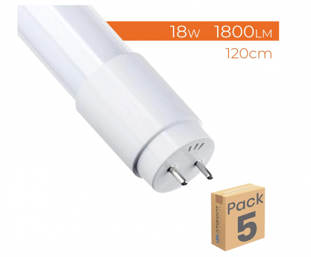LED ATOMANT Pachet 5 tuburi LED 120 cm, 18 W, Culoare alb rece (6000 K), 1800 lumeni [1]