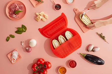 Lekue - Cutie roşie pentru încălzirea alimentelor [1]