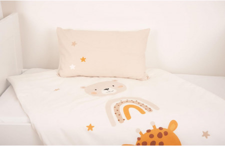 Lenjerie de pat Klaus Herding GmbH Little Friends, fata de perna 40 x 60 cm, husa pilota 100 x 135 cm [4]