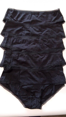 Lenjerie intimă pentru femei din bumbac Iris & Lilly, pachet de 5 chiloti, Marimea S [1]