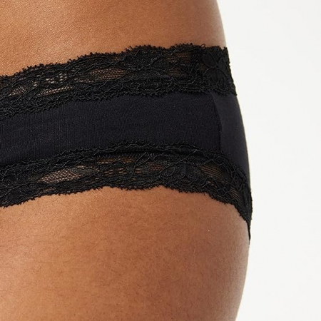 Lenjerie intima pentru femei din bumbac Iris & Lilly, pachet de 5, Marimea M [4]