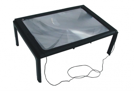 Lupă de birou cu lumina FLEAGE, Dimensiune A4 [0]