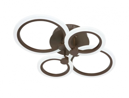 TOATE PRODUSELE - Lustra LED Rondo SLC Selino Concept 2+2 Coffee cu Aplicatie Telefon, lumina calda/ neutra/ rece