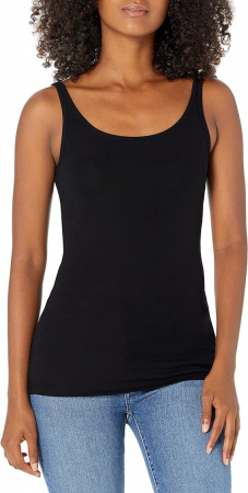 Maiou Amazon Essentials pentru femei, cu bretele subtiri, pachet de 2, Marimea M [3]