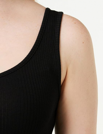 Maiou Damă PIECES Pckitte Tank Top Noos BC, negru, XL [4]