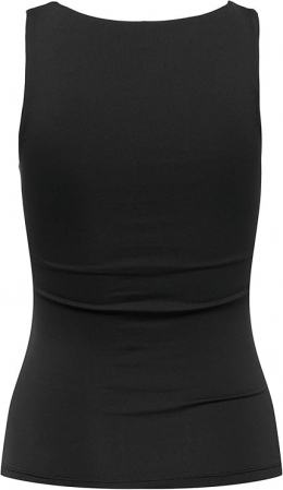 Maiou pentru femei ONLY ONLEA S/L 2-Ways Fit Top, negru, XS [2]