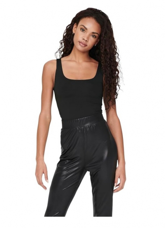 Fashion - Maiou pentru femei ONLY ONLEA S/L 2-Ways Fit Top, negru, XS