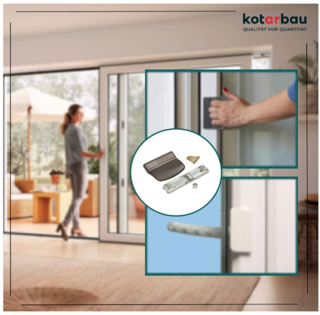 Maner usa balcon plastic KOTARBAU 5907465905091, maro inchis [3]