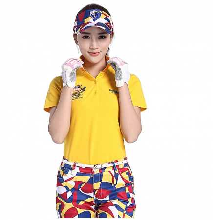 Mănuși de golf pentru femei cu palmă anti-alunecare, alb/albastru [3]