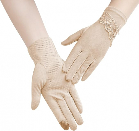 Mănuși scurte de dantelă de vară pentru damă TINAYAUE [1]