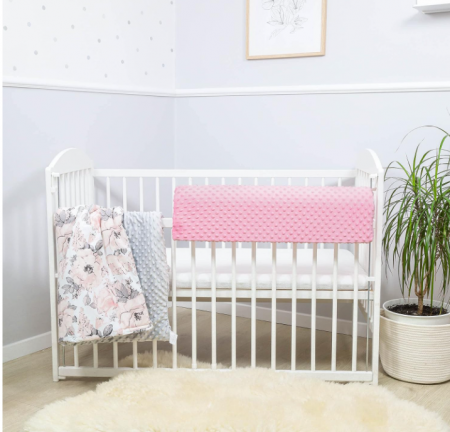 Margine de siguranta pentru pat Totsy Baby, pentru Copii, 90 cm, roz [5]